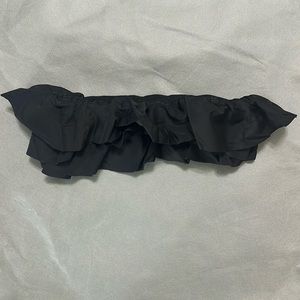 Old Navy. Black Frilly Strapless Swimtop. XS